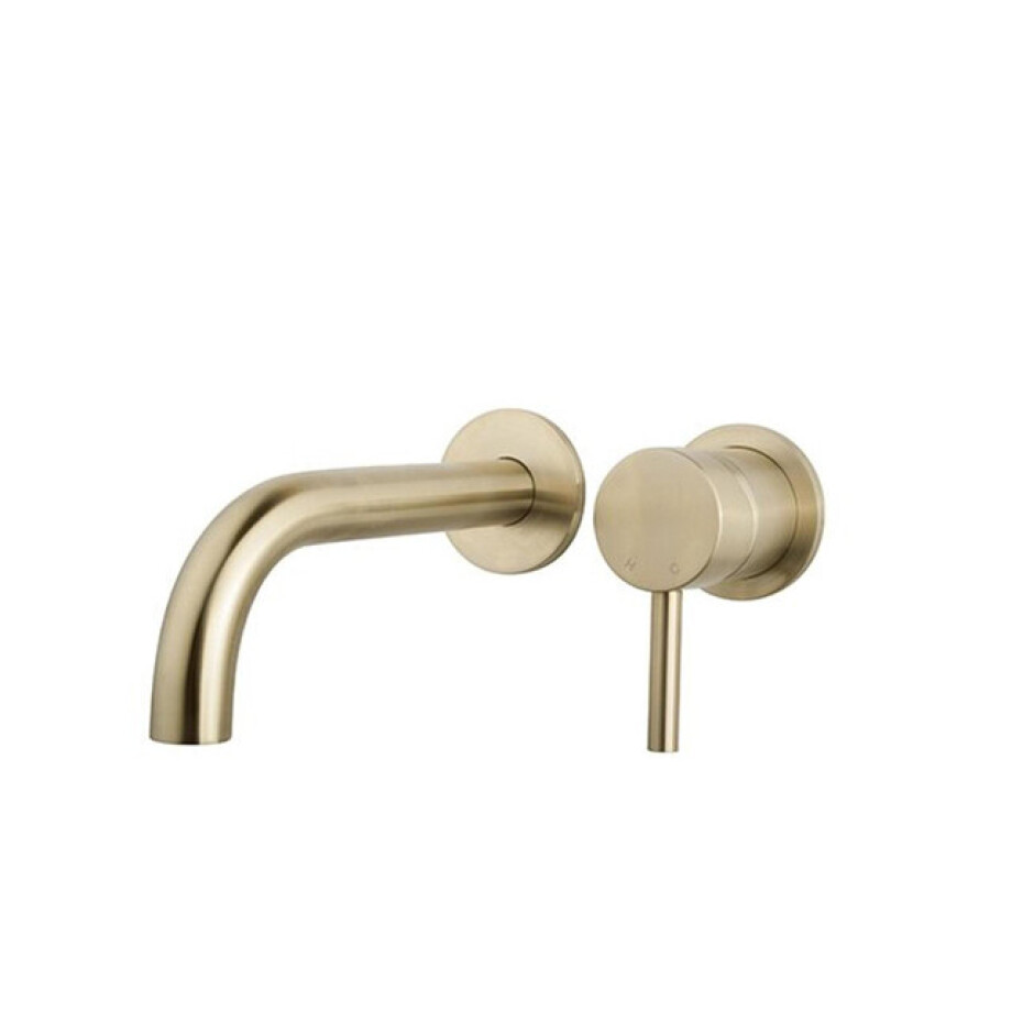 Wiesbaden Caral 2.0 inbouw-wastafelmengkraan éénhendel geborsteld messing (goud) SW1030657/SW1158949 Wiesbaden Caral 2.0 inbouw-wastafelmengkraan éénhendel geborsteld messing (goud) SW1030657/SW1158949 afbeelding 1