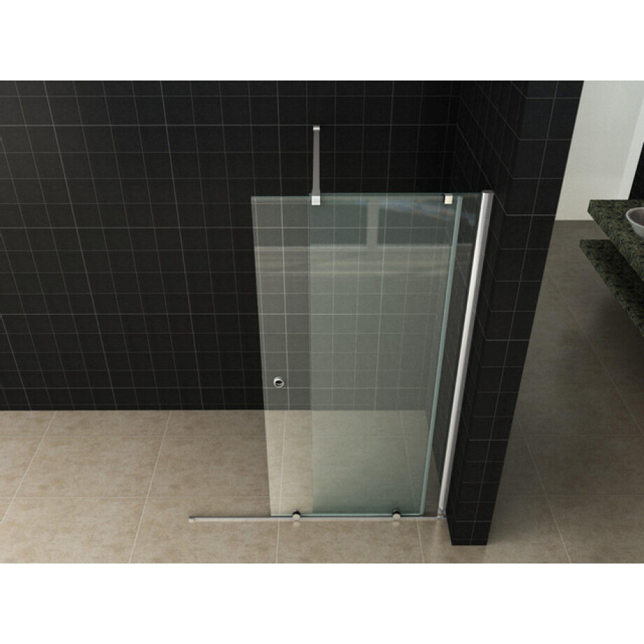 Wiesbaden Rolso verleng inloopdouche 1000 x 2000 x 10 mm helder glas/chroom 20.3995 Wiesbaden Rolso verleng inloopdouche 1000 x 2000 x 10 mm helder glas/chroom 20.3995 afbeelding 1