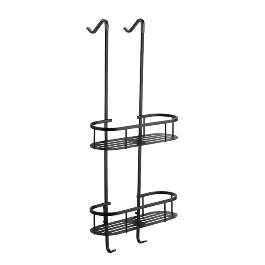 Wiesbaden Style doucherekje hangend mat zwart 28.4099 Wiesbaden Style doucherekje hangend mat zwart 28.4099 afbeelding 1