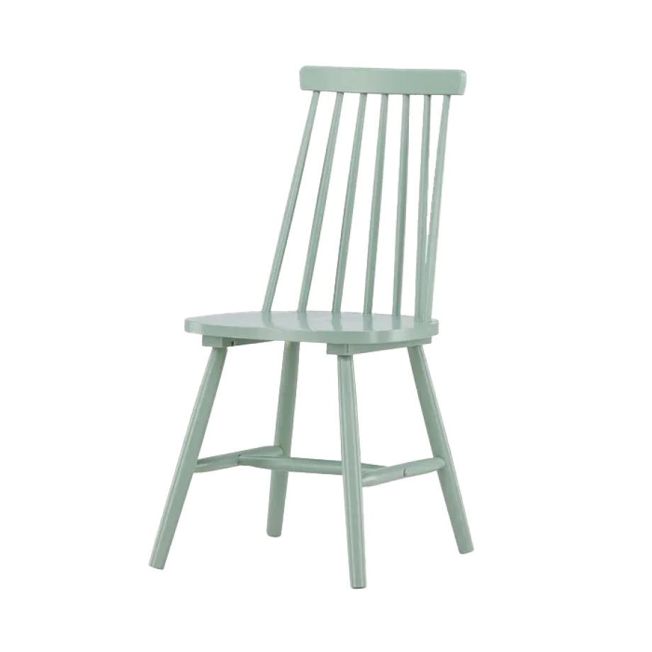 Willa houten eetkamerstoel groen Willa houten eetkamerstoel groen afbeelding 1
