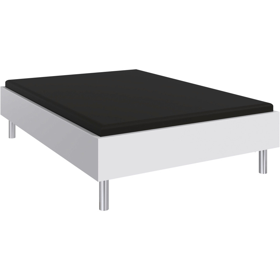 Wimex Bed Level by fresh to go Logeerbed zonder hoofdeinde, ideaal onder schuine daken of ramen, metalen voeten afbeelding 1
