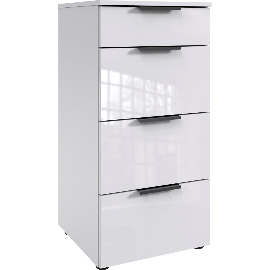 Wimex Ladekast Level36 D by fresh to go met soft-close functie en lakfronten, 4 lades, hoge commode afbeelding 1