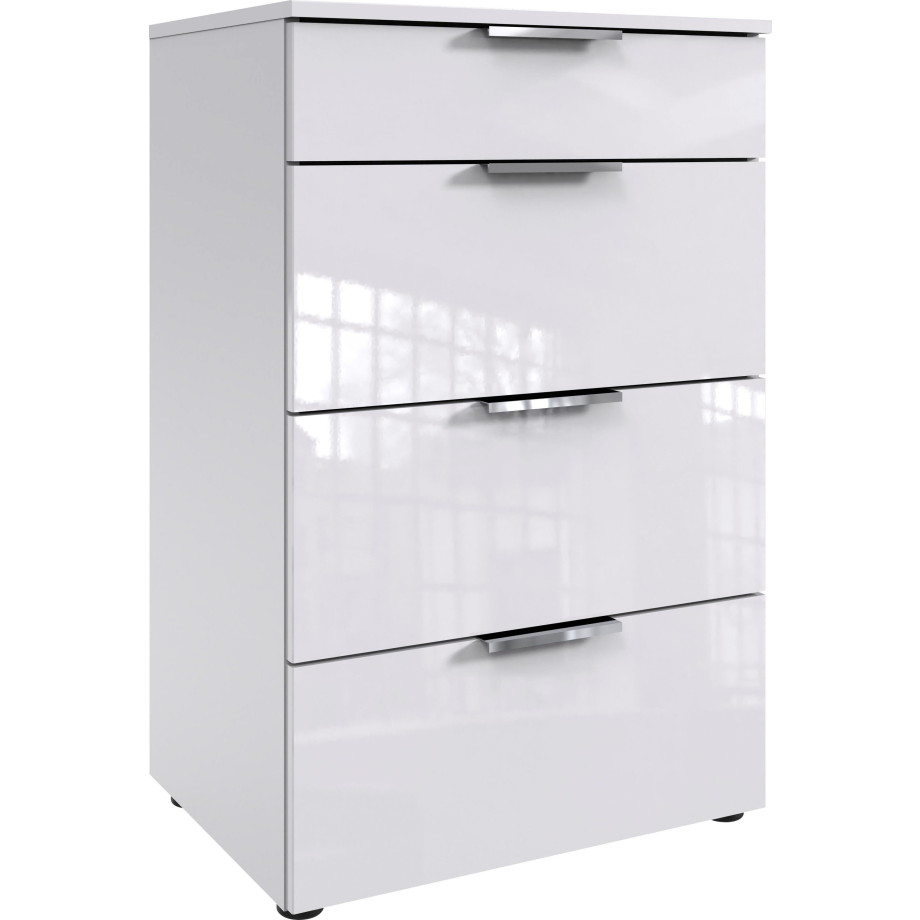 Wimex Ladekast Level36 D by fresh to go met soft-close functie en lakfronten, 4 lades, hoge commode afbeelding 1