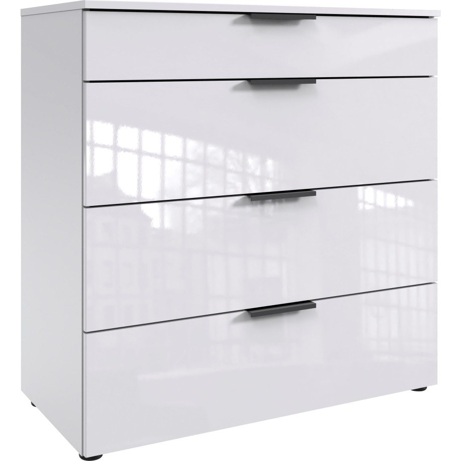 Wimex Ladekast Level36 D by fresh to go met soft-close functie en lakfronten, 4 lades, hoge commode afbeelding 1