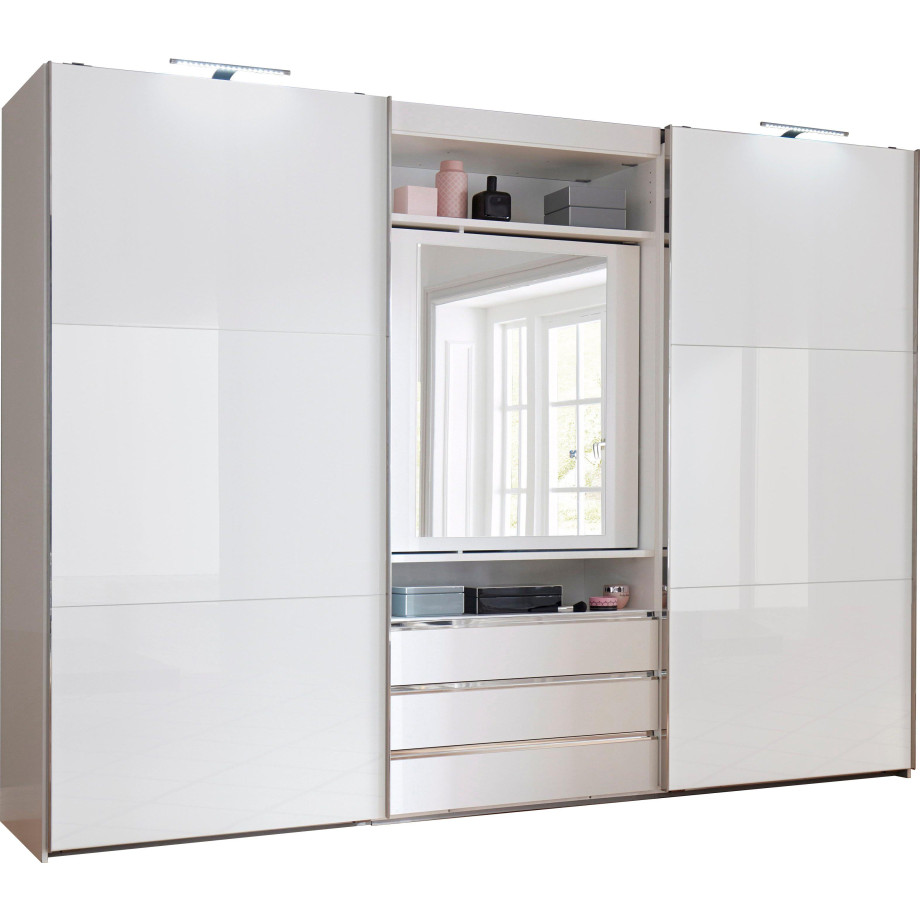 Wimex Schuifdeurkast Magic by fresh to go met draaibare spiegeldeur afbeelding 1