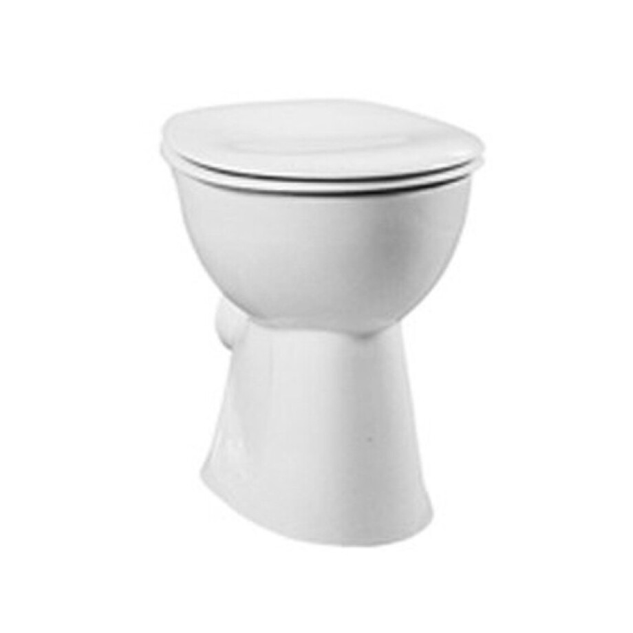 Wisa Sydney closetpot diepspoel PK uitlaat 6cm verhoogd wit 9100901744 afbeelding 1