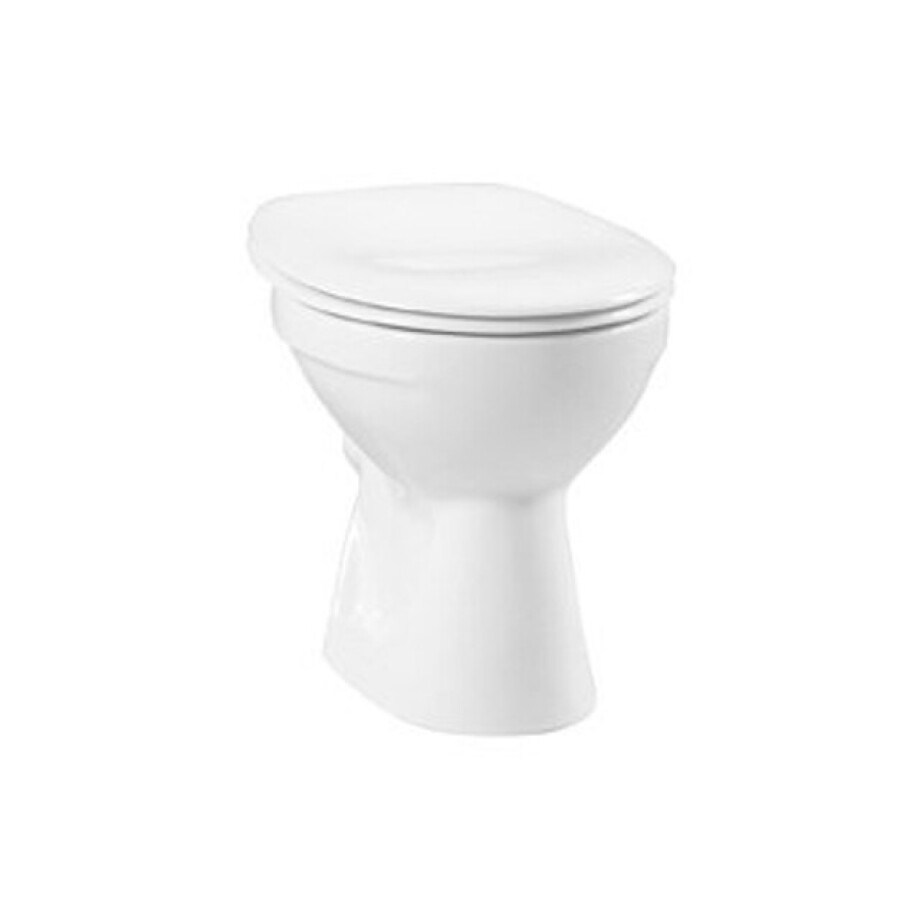 Wisa Sydney closetpot vlakspoel PK uitlaat wit 9100901706 afbeelding 1