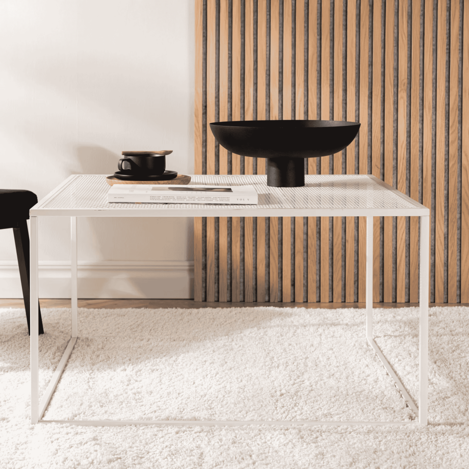 Nohr Salontafel 'Verity' 80 x 80cm, kleur Wit afbeelding 1