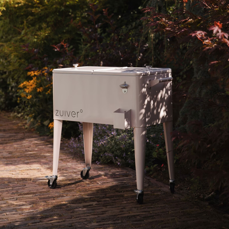 Zuiver Koelbox 'Be Cool' Op wielen, kleur Crème afbeelding 1