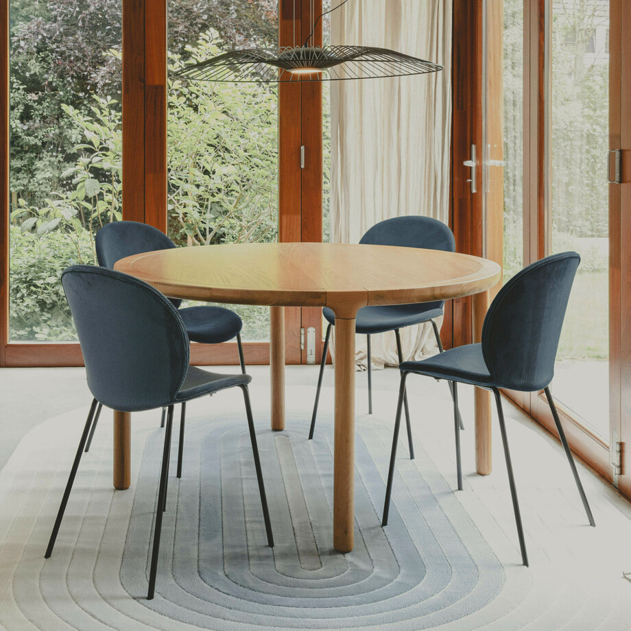 Zuiver Ronde Eettafel 'Storm' Eikenhout, 128cm, kleur Naturel afbeelding 1