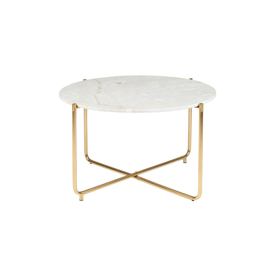 ZILT Salontafel 'Timpa' 70cm, wit marmer ZILT Salontafel 'Timpa' 70cm, wit marmer afbeelding 1