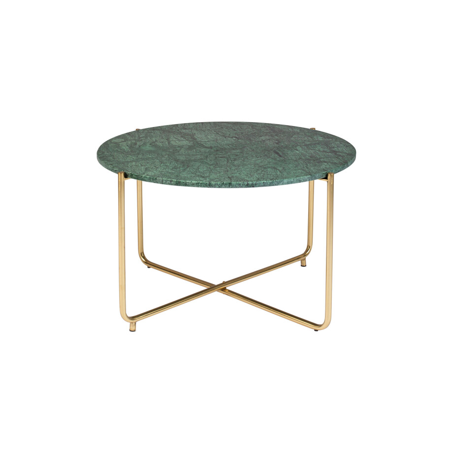 ZILT Salontafel 'Timpa' 70cm, groen marmer ZILT Salontafel 'Timpa' 70cm, groen marmer afbeelding 1