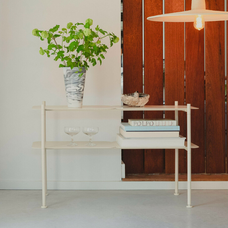 Zuiver Wandrek 'River' 62 x 100cm, kleur Beige Zuiver Wandrek 'River' 62 x 100cm, kleur Beige afbeelding 1