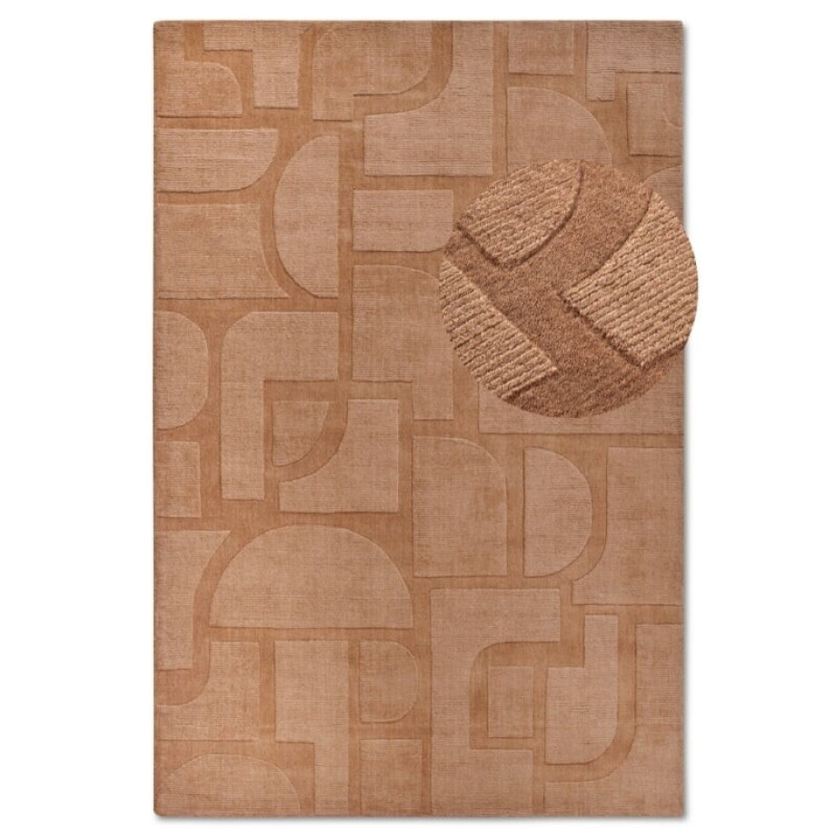 Wollen Vloerkleed Alexis - Koper 150x80cm - - Dekbed-Discounter.nl Wollen Vloerkleed Alexis - Koper 150x80cm - - Dekbed-Discounter.nl afbeelding