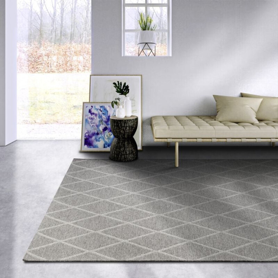 Wollen Vloerkleed Maria Grijs 200x290 Cm Laagpolig Villeroy & Boch - Dekbed-Discounter.nl afbeelding 1