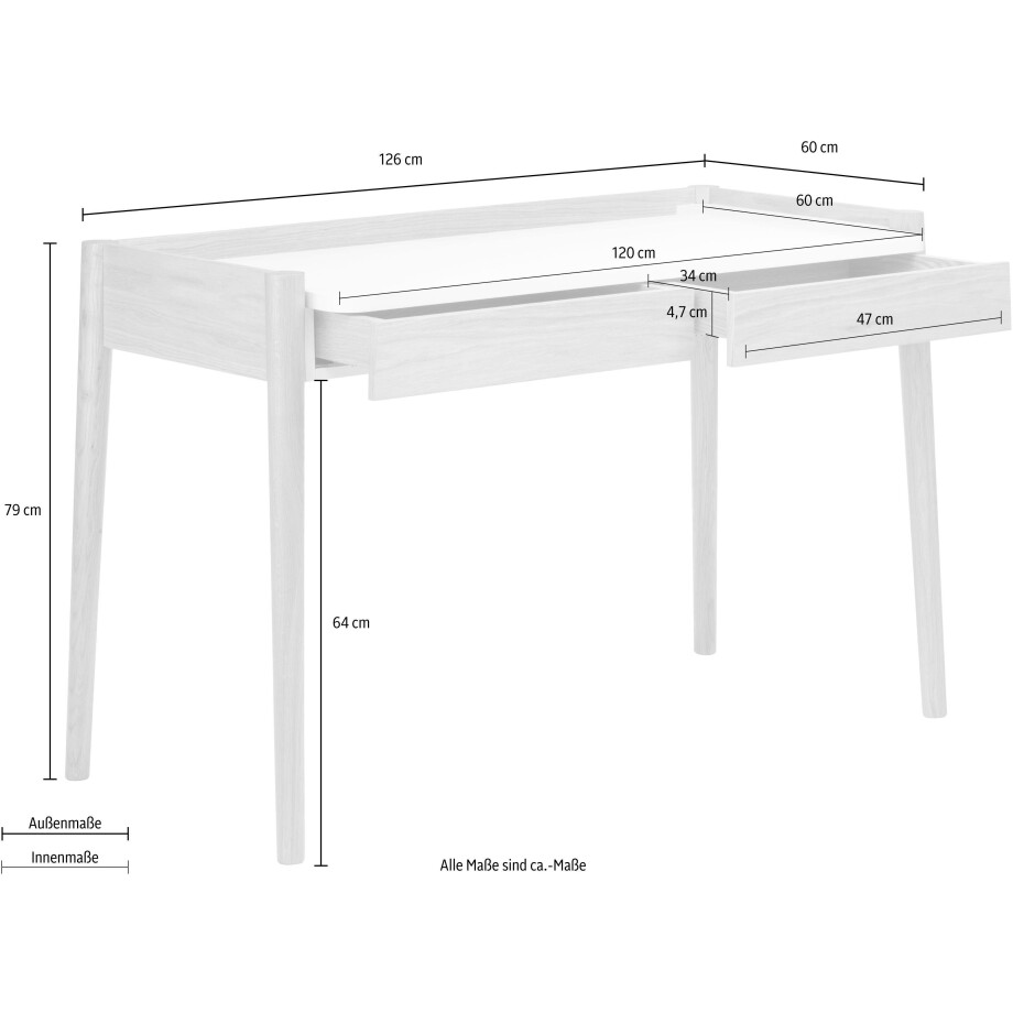 Woodman Bureau Feldbach in eenvoudige scandinavisch design afbeelding 1