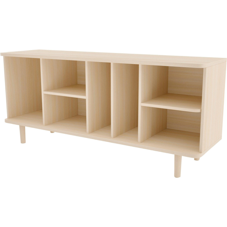 Woodman Dressoir Malic Commode in eenvoudig Scandinavisch ontwerp, breedte 160 cm afbeelding 1