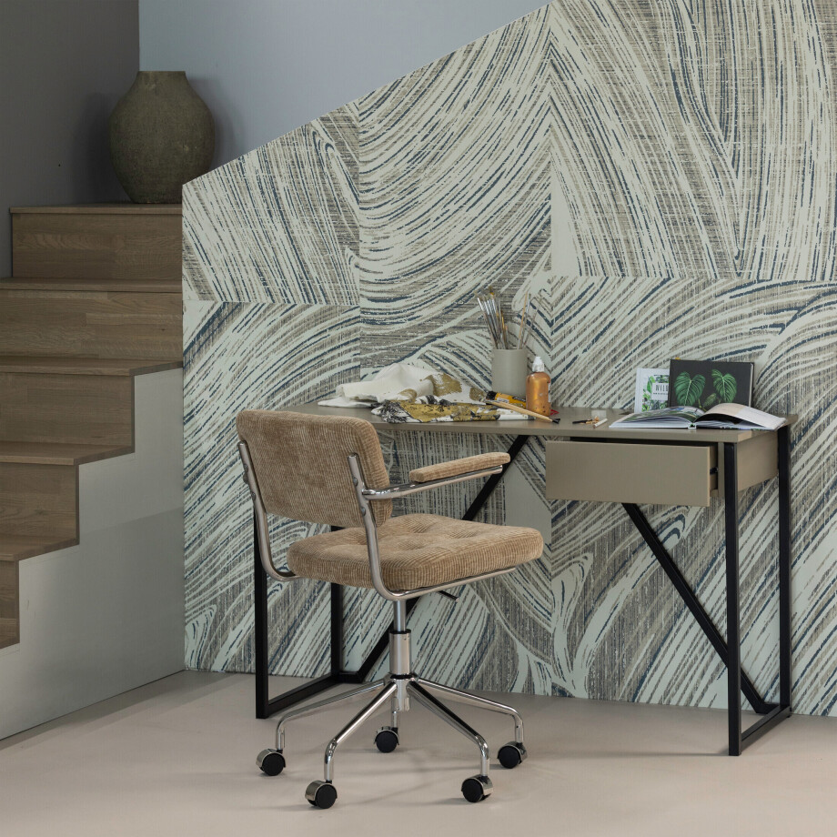 WOOOD Bureau 'New Julius' Grenenhout, kleur Mud afbeelding 1