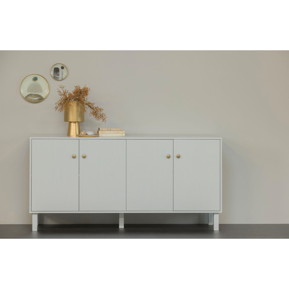 WOOOD Dressoir Madu Commode van dennenhout, van opbergruimte H 78 cm x B 160 cm x D 46 cm afbeelding 1