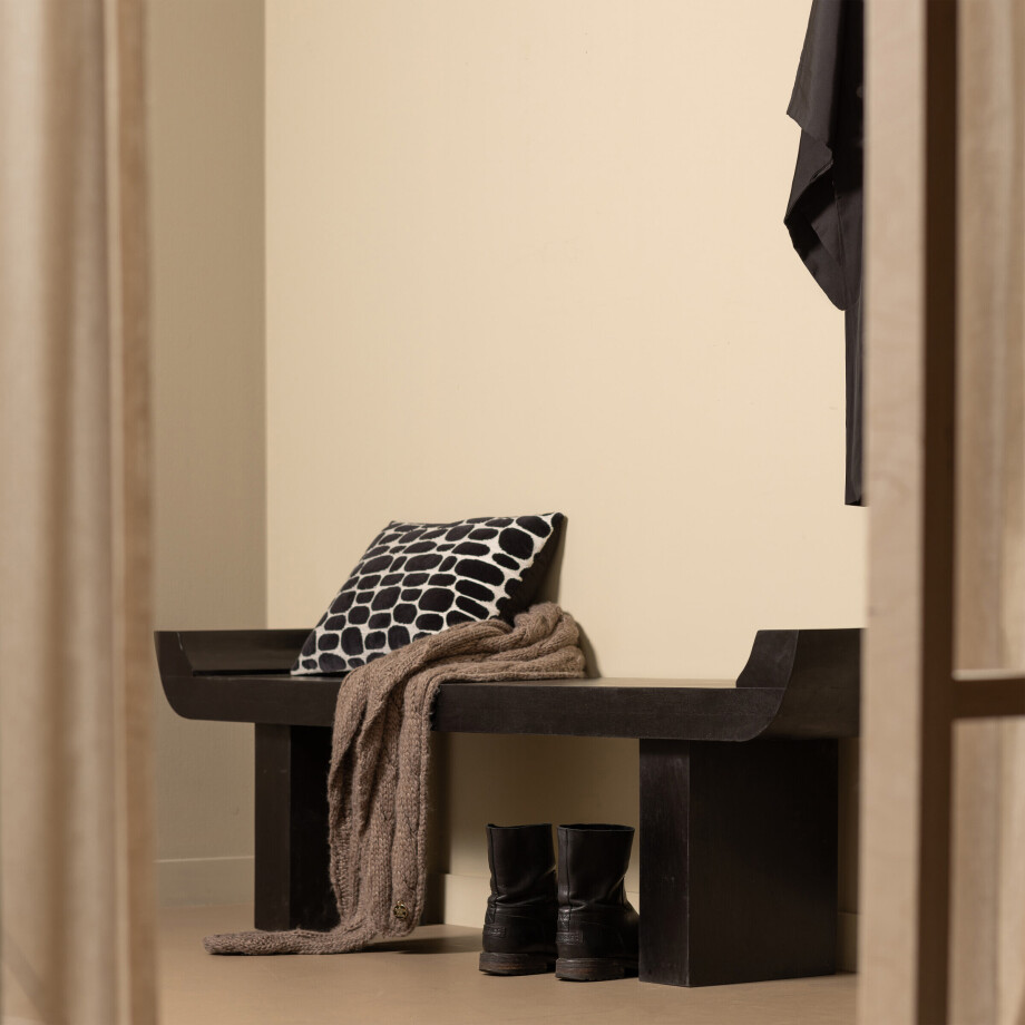 WOOOD Halbank 'Lox' kleur Zwart WOOOD Halbank 'Lox' kleur Zwart afbeelding 1