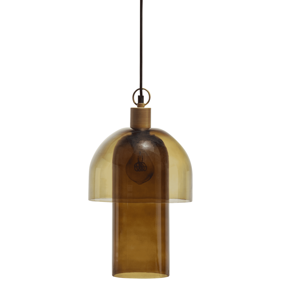 WOOOD Hanglamp 'Gigi' Glas afbeelding 