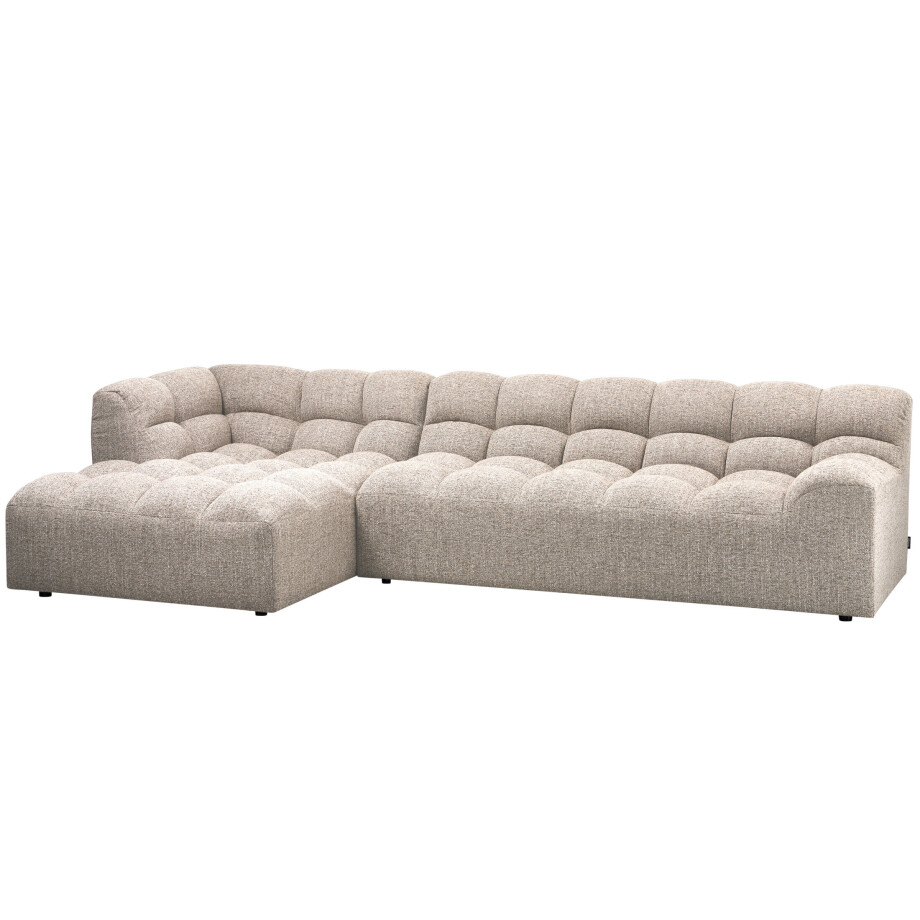 WOOOD Loungebank 'Allure' Links, Geweven stof, kleur Naturel Melange afbeelding 1