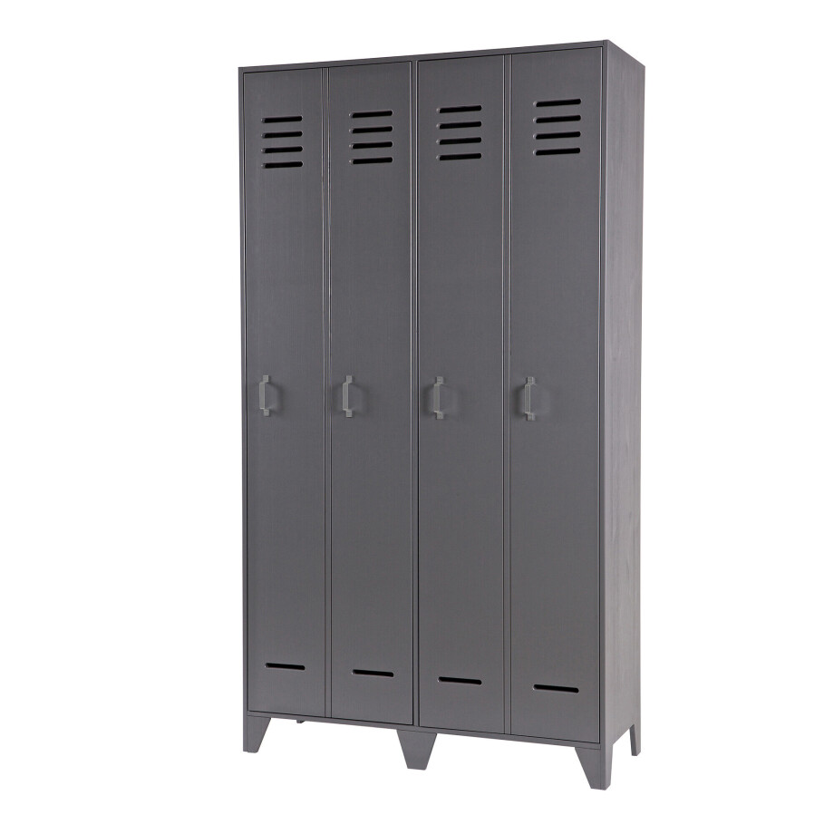 WOOOD Opbergkast 'Stijn', kleur grijs WOOOD Opbergkast 'Stijn', kleur grijs afbeelding 1