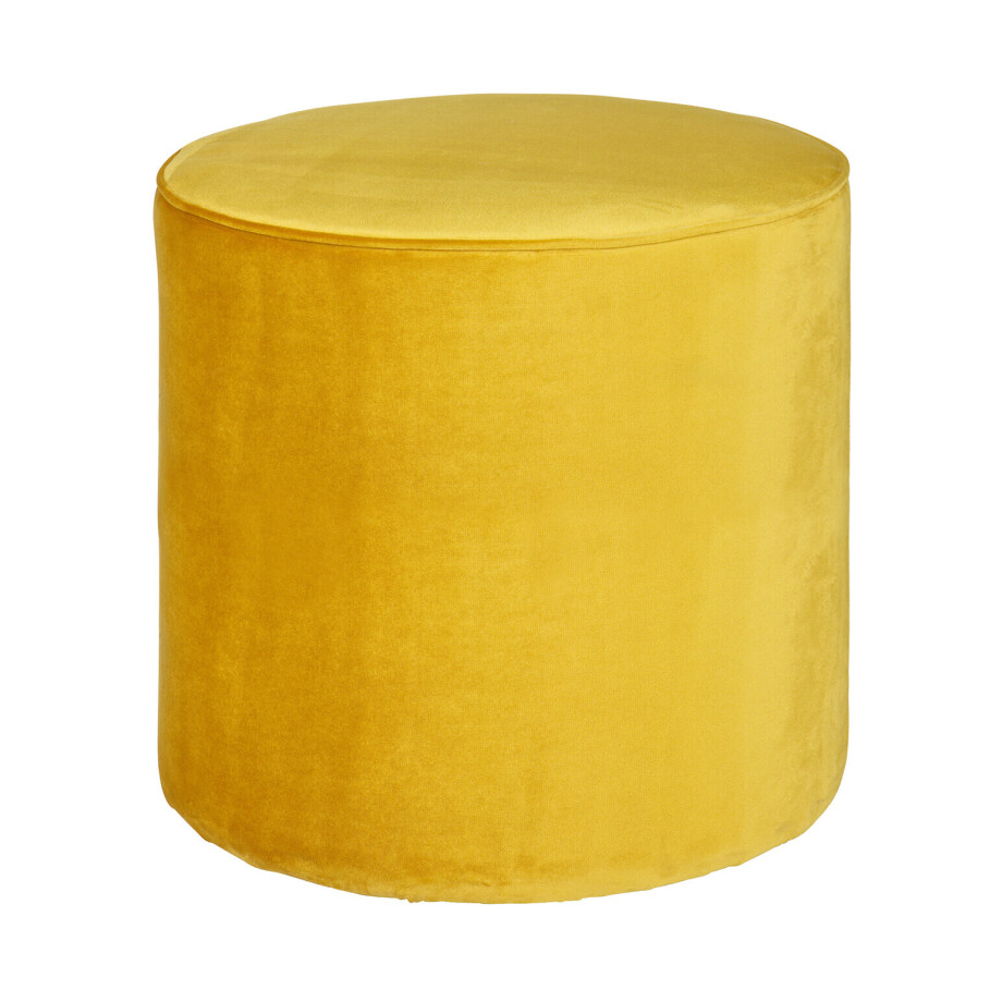 WOOOD Poef 'Sara', kleur Okergeel WOOOD Poef 'Sara', kleur Okergeel afbeelding 1