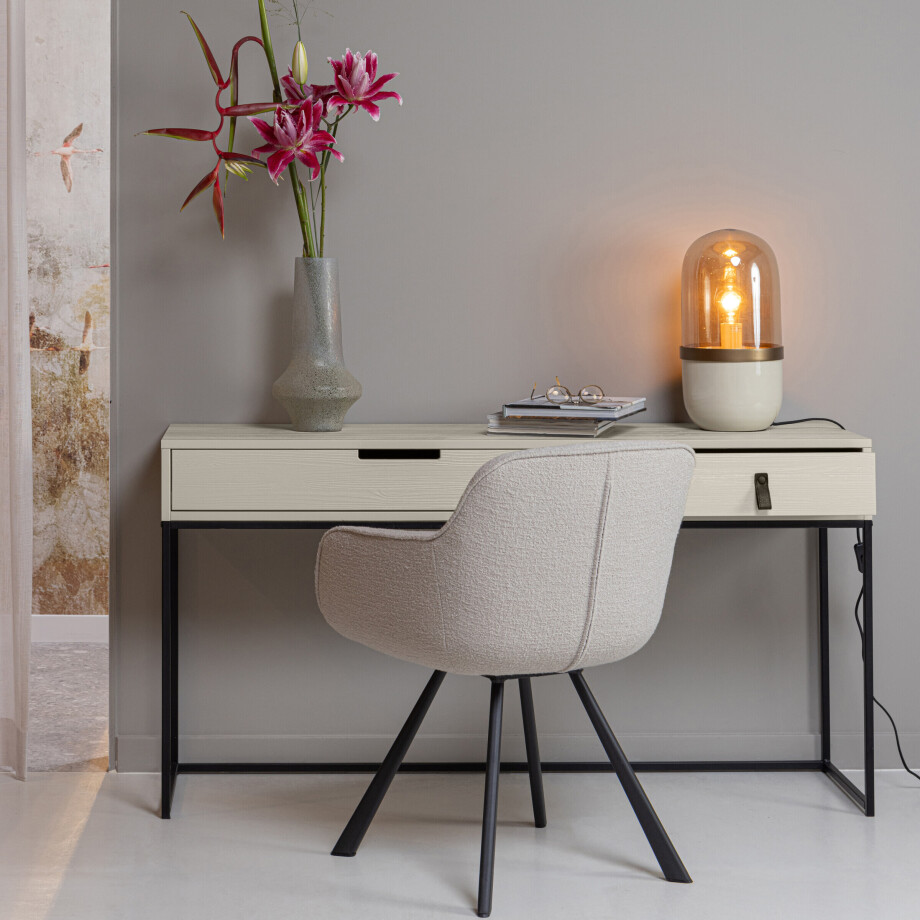 WOOOD Sidetable 'Silas' Grenen, 140cm, kleur Dust afbeelding 