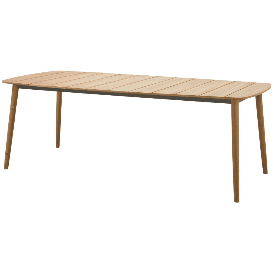 WOOOD Tuintafel 'Kris' Acaciahout, 215 x 90cm afbeelding 1