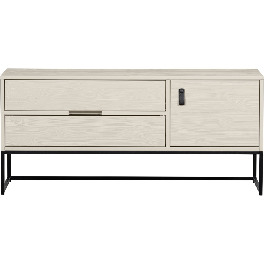 WOOOD Tv-meubel Silas Commode, twee lades en een deur, breedte 120 cm afbeelding 1