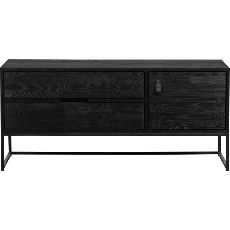 WOOOD Tv-meubel Silas Commode, twee lades en een deur, breedte 120 cm afbeelding 1