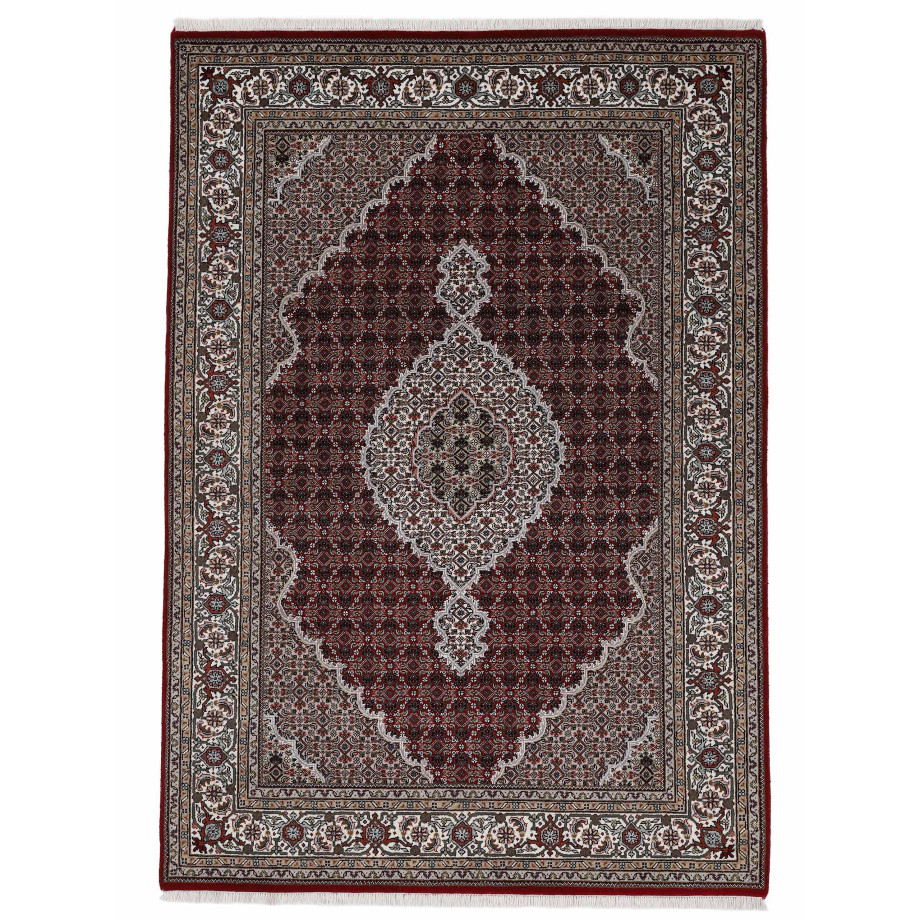 Woven Arts Oosters tapijt Tabriz Mahi met de hand geknoopt, woonkamer, zuivere wol afbeelding 1