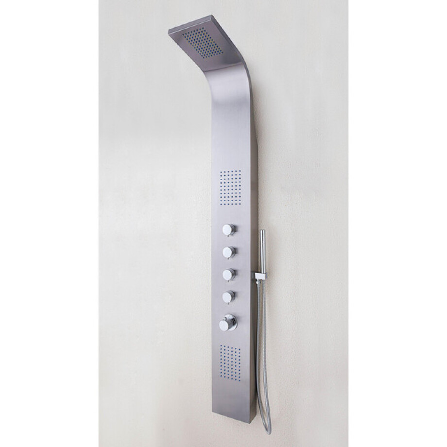 Xellanz Huron thermostatische douchekolom 165x20 cm RVS 29.3751 afbeelding 1