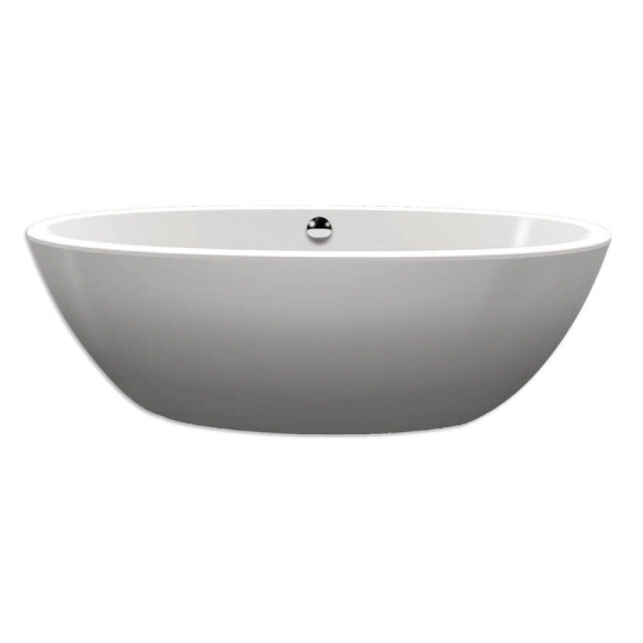 Xenz Britt vrijstaand bad - 190x94x60 - incl. sleuf overloop/afvoer - Acryl - wit glans 7004-01-S01 Xenz Britt vrijstaand bad - 190x94x60 - incl. sleuf overloop/afvoer - Acryl - wit glans 7004-01-S01 afbeelding 1