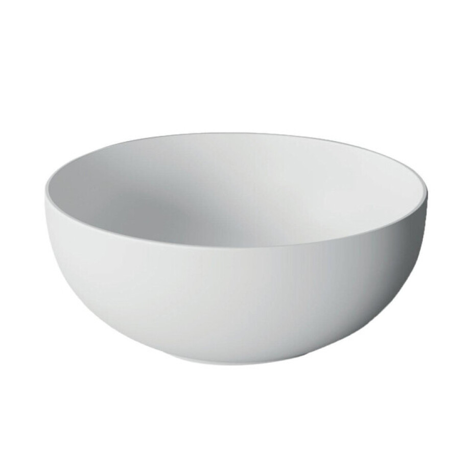 Xenz George Waskom 37x37cm Rond keramiek Glans Wit AL8401-01 Xenz George Waskom 37x37cm Rond keramiek Glans Wit AL8401-01 afbeelding 1