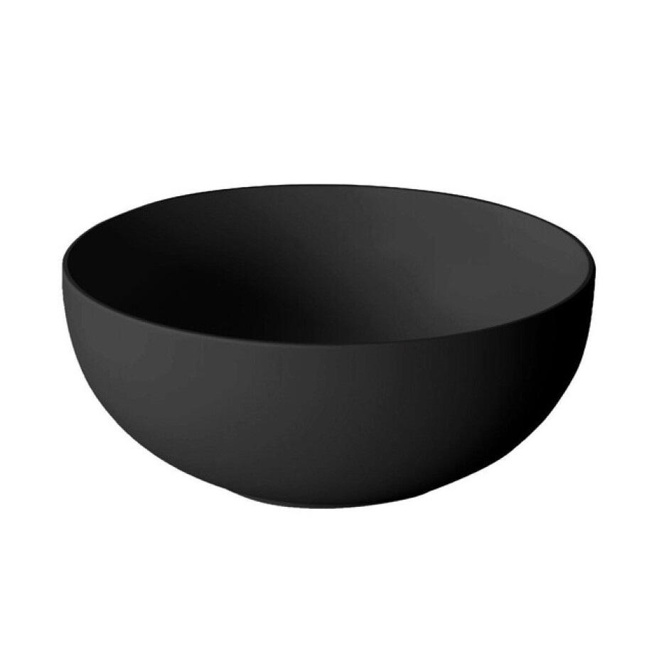 Xenz George Waskom 37x37cm Rond keramiek Mat Zwart AL8401-29 afbeelding 1