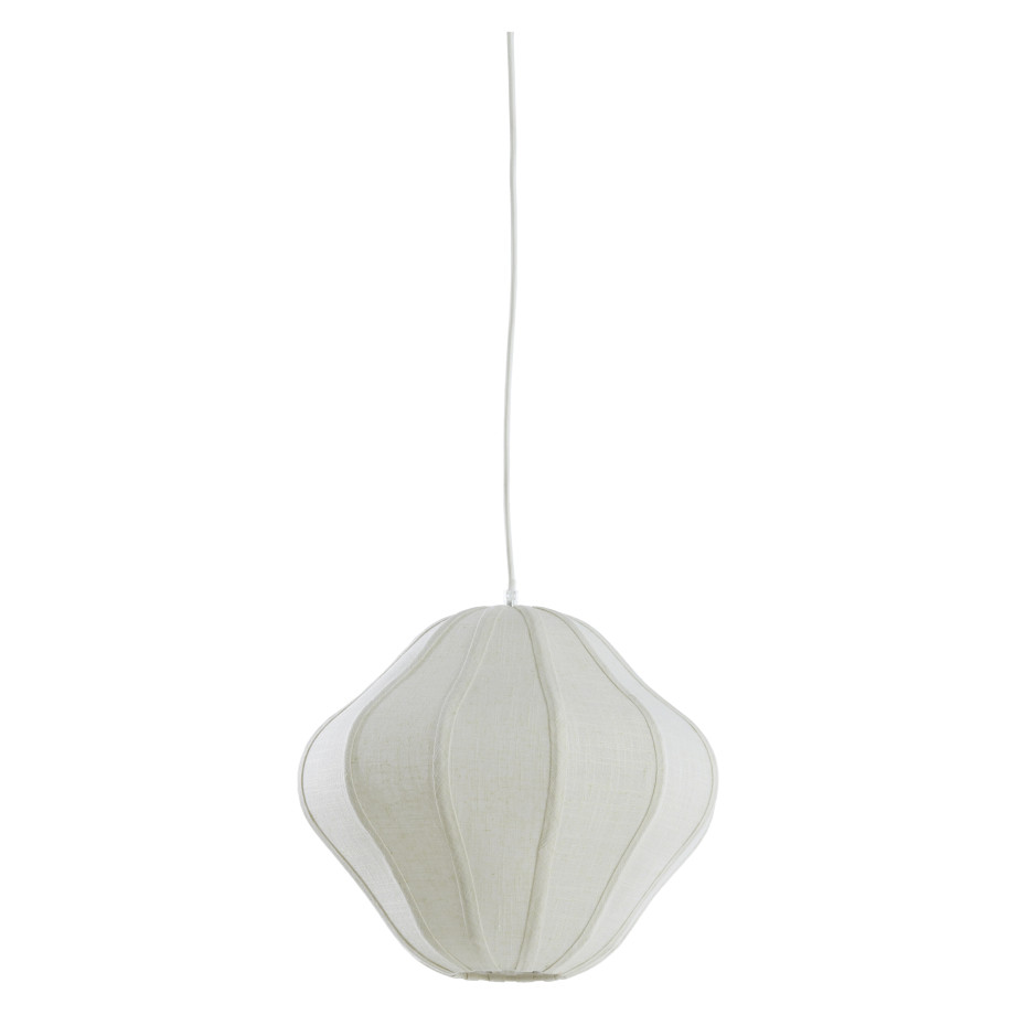 Light & Living Hanglamp 'Sukau' Linnen, 39cm afbeelding 