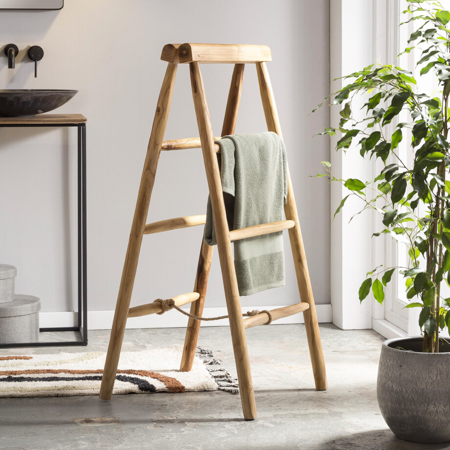 Artistiq Ladder 'Xia' Teakhout Artistiq Ladder 'Xia' Teakhout afbeelding