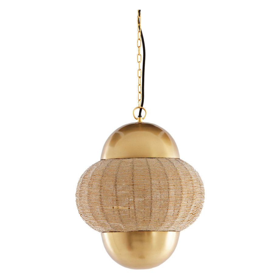 Light & Living Hanglamp 'Cetara' Kralen, 33cm, kleur Goud/Brons afbeelding 1