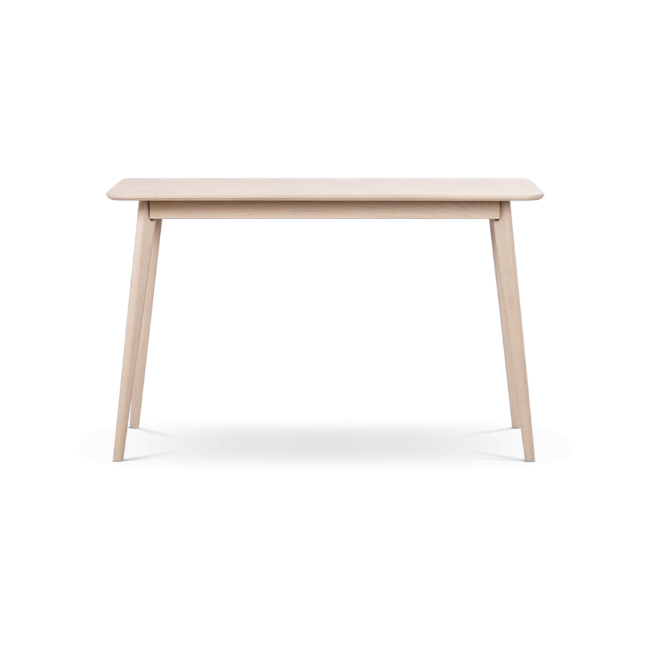 Yumi houten bureau whitewash - 120 x 40 cm afbeelding 1