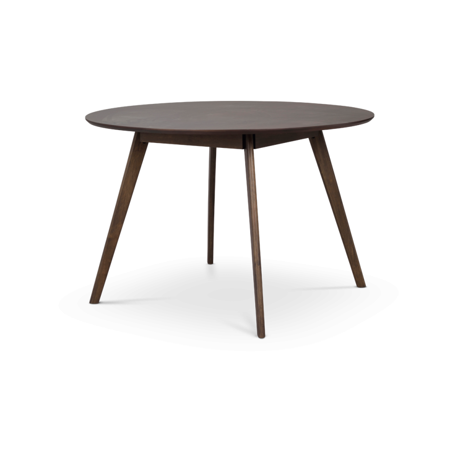 Yumi houten eettafel donker eiken - Ø115 cm afbeelding 1