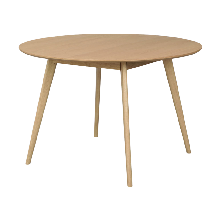 Yumi houten eettafel naturel - Ø 115 cm afbeelding 1