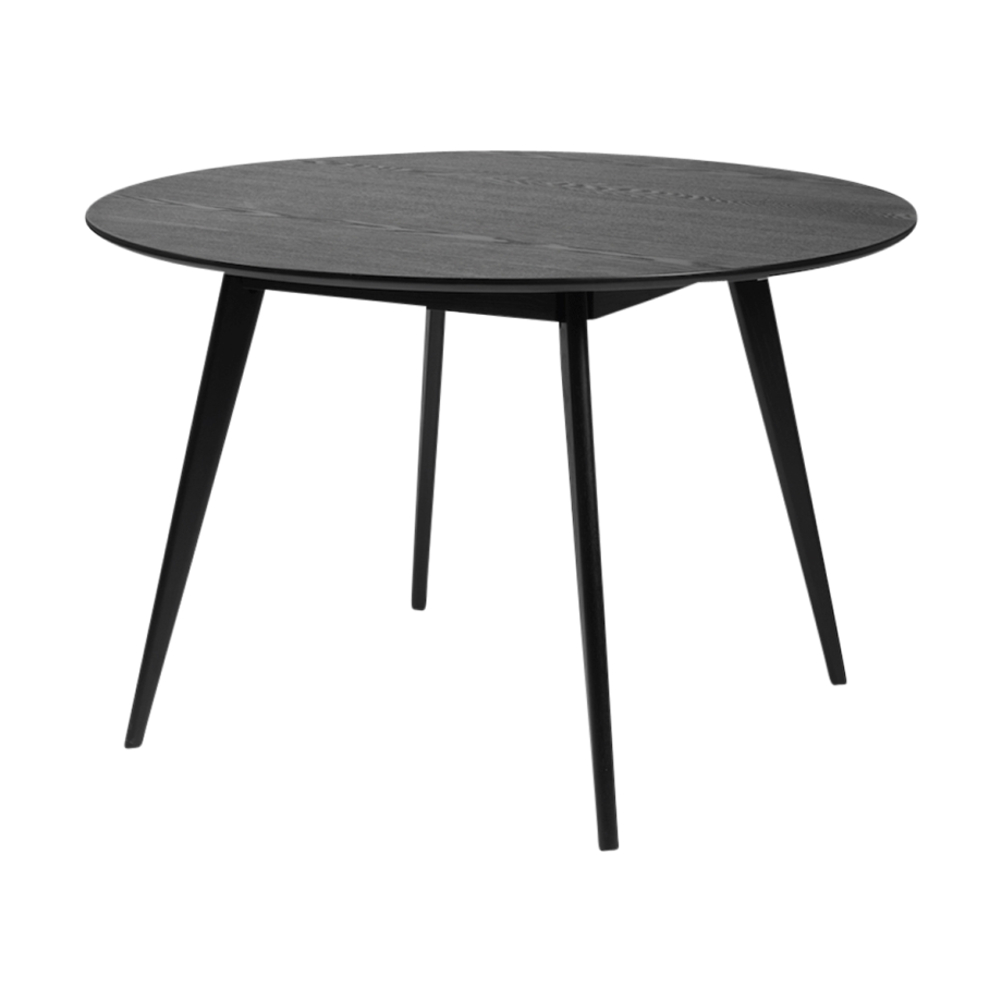 Yumi houten eettafel zwart - Ø 115 cm afbeelding 1