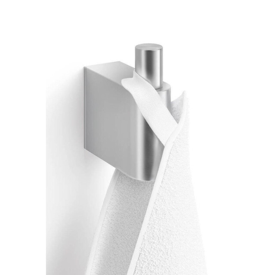 Zack Atore handdoekhaak 2x5.8x5.5cm RVS Mat 40419 afbeelding 1