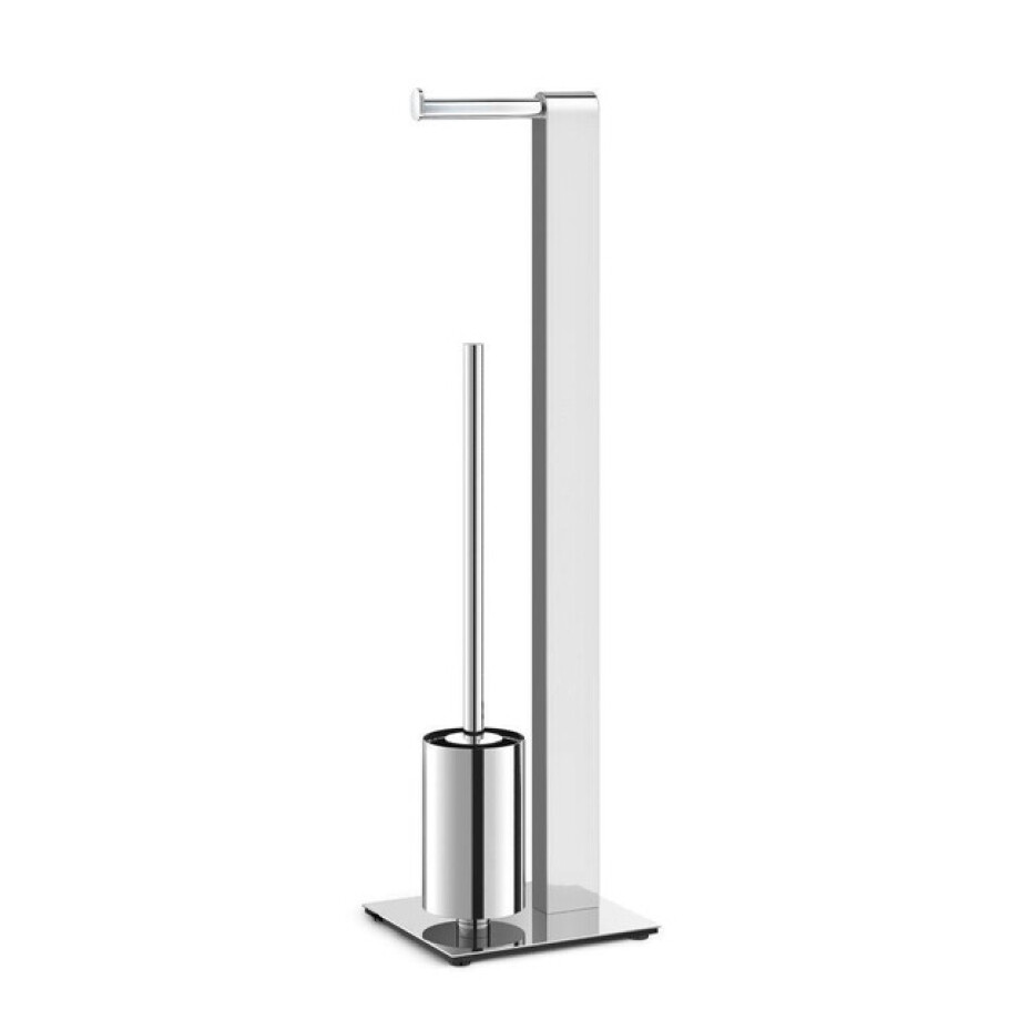 Zack Atore toiletbutler 18x72.6x20cm RVS Chroom Glans 40455 afbeelding 1