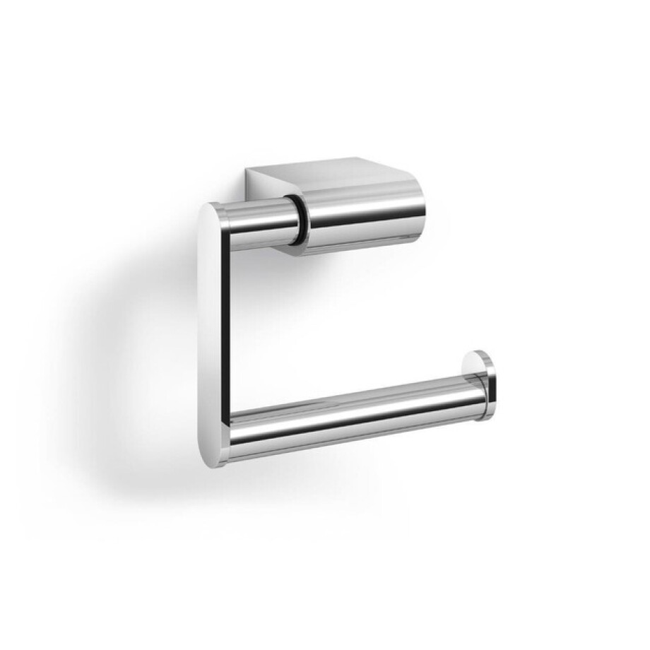 Zack Atore toiletrolhouder zonder klep 12,4x10,4x5,4cm Spiegelglans RVS 40471 afbeelding 1