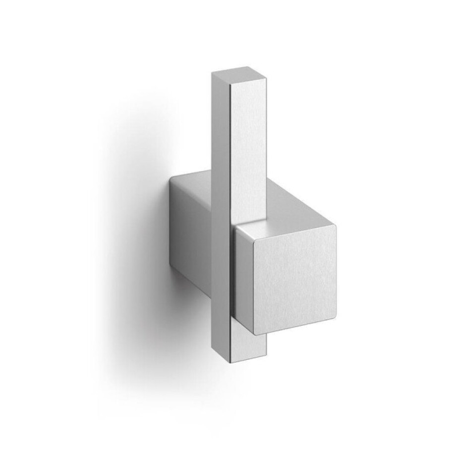 Zack Carvo Handdoekhaak - 7x5cm - enkel - geborsteld RVS 40483 Zack Carvo Handdoekhaak - 7x5cm - enkel - geborsteld RVS 40483 afbeelding 1