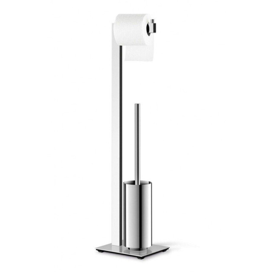 Zack LINEA Toiletbutler - 73x15x18cm - vrijstaand - spiegelglans RVS 40027 Zack LINEA Toiletbutler - 73x15x18cm - vrijstaand - spiegelglans RVS 40027 afbeelding 1