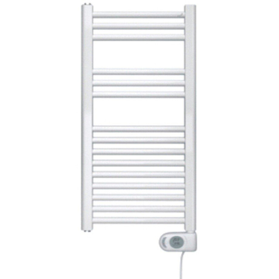 Zehnder Aura E elektrische handdoekradiator 78.6x40cm 300watt 230 volt | 50 Hz Staal Wit glans pbez-080-40-mq Zehnder Aura E elektrische handdoekradiator 78.6x40cm 300watt 230 volt | 50 Hz Staal Wit glans pbez-080-40-mq afbeelding 1